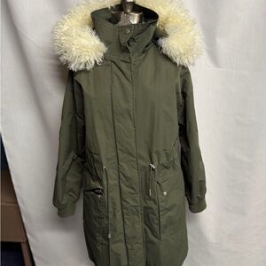 BDG (Urban Outfitters) Dark Olive Green Coat - Women's S